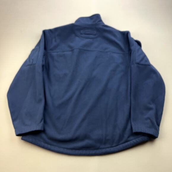 Duluth Shoreman Fleece Jacket Mens Large Blue Windproof Workwear Utility Outdoor - Picture 3 of 10